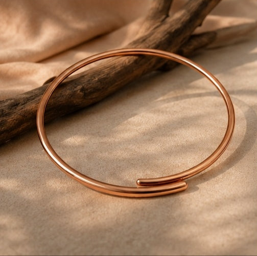 Elegant Pure Copper Necklace for Women | Handmade Ayurvedic Copper Jewelry