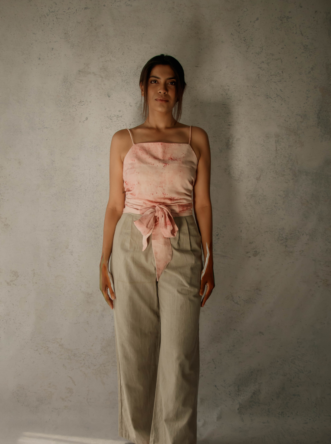 Unborn Studio Blush - Tie-back top