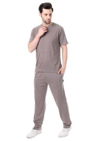 Bambians Grey Bamboo Co-ord Set for Men