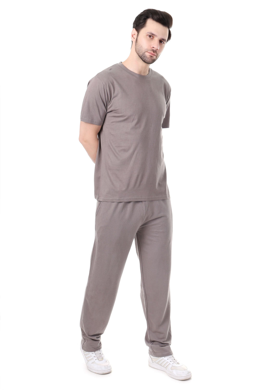 Bambians Grey Bamboo Co-ord Set for Men