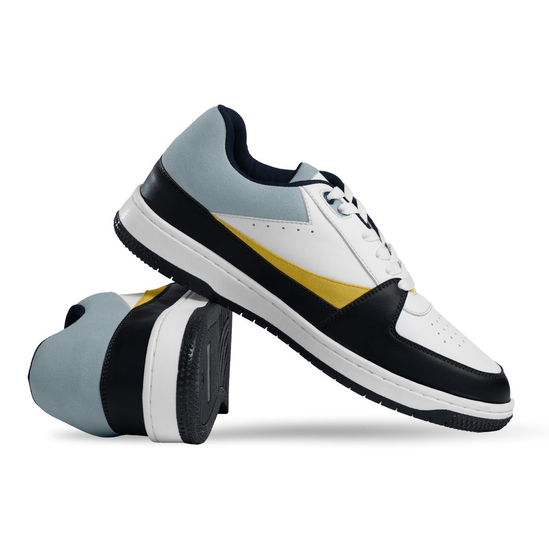 Contour Navy Color-Block Sneakers