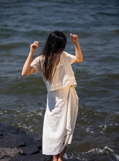 Undyed -Take-it-easy top