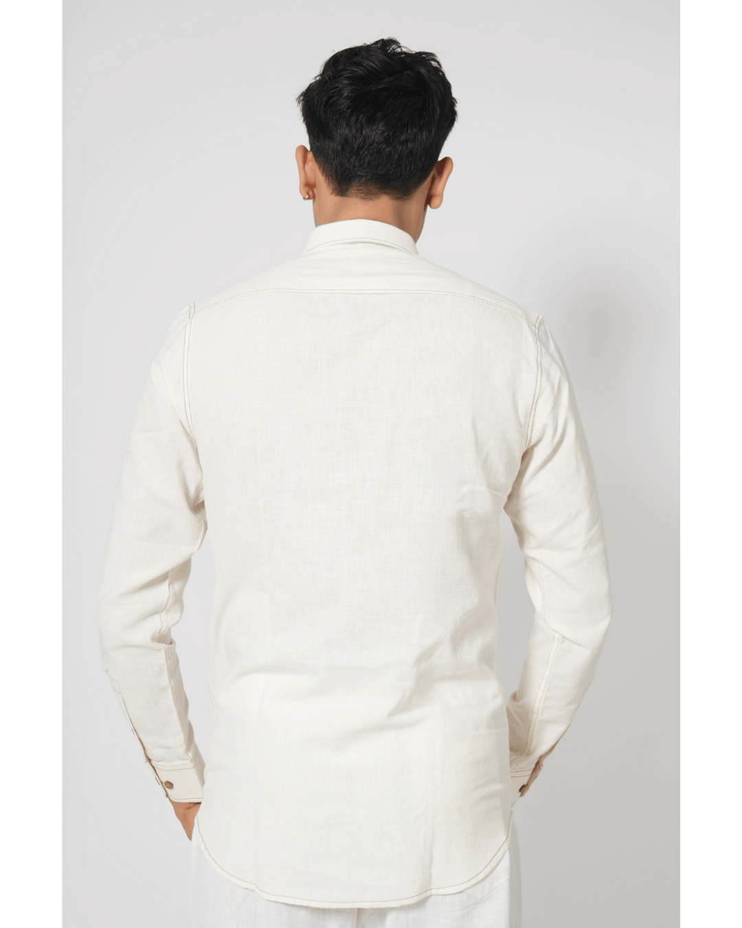 Natural Raw Double Pocket Shirt image