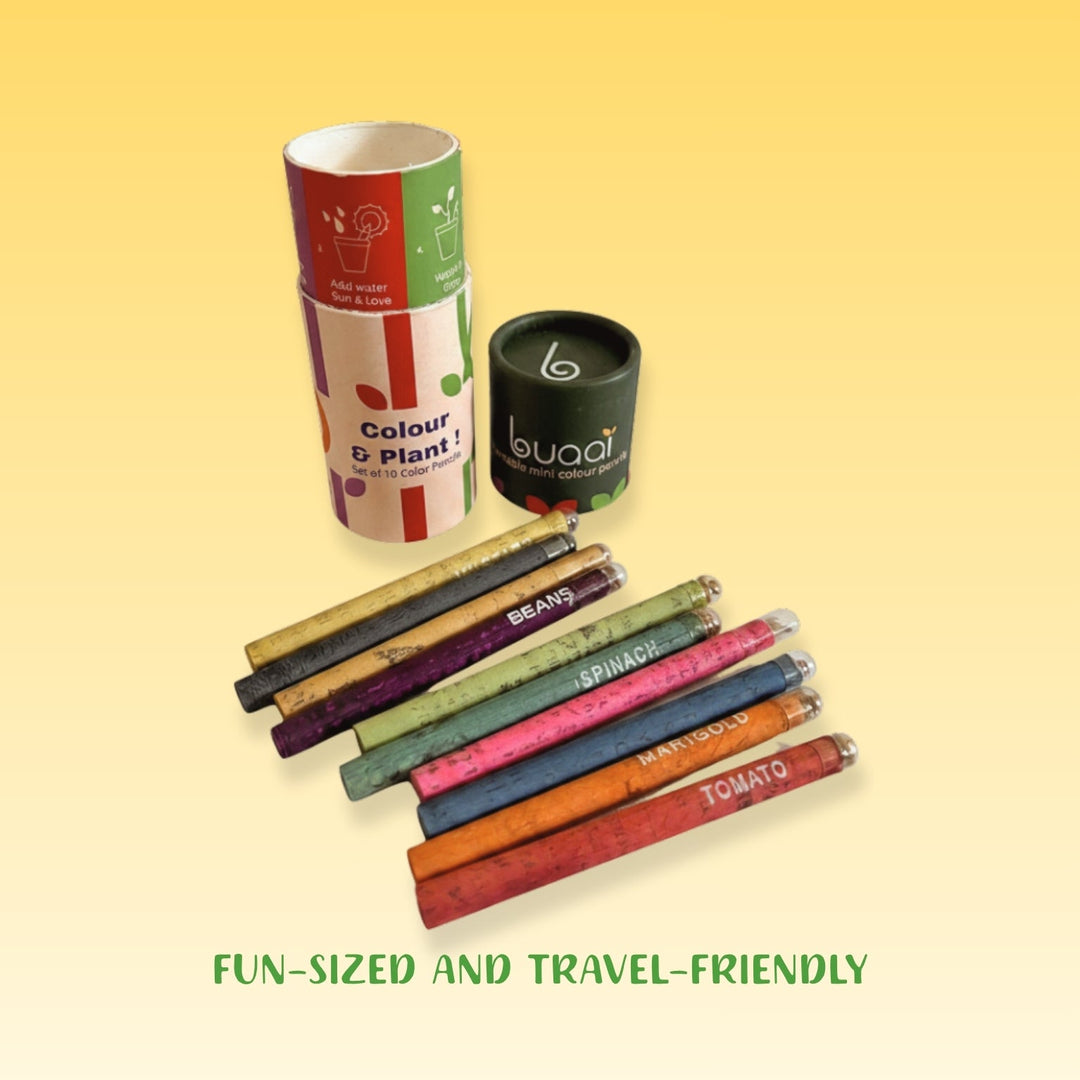Plantable Seed Coloured Pencils (Set of 10)