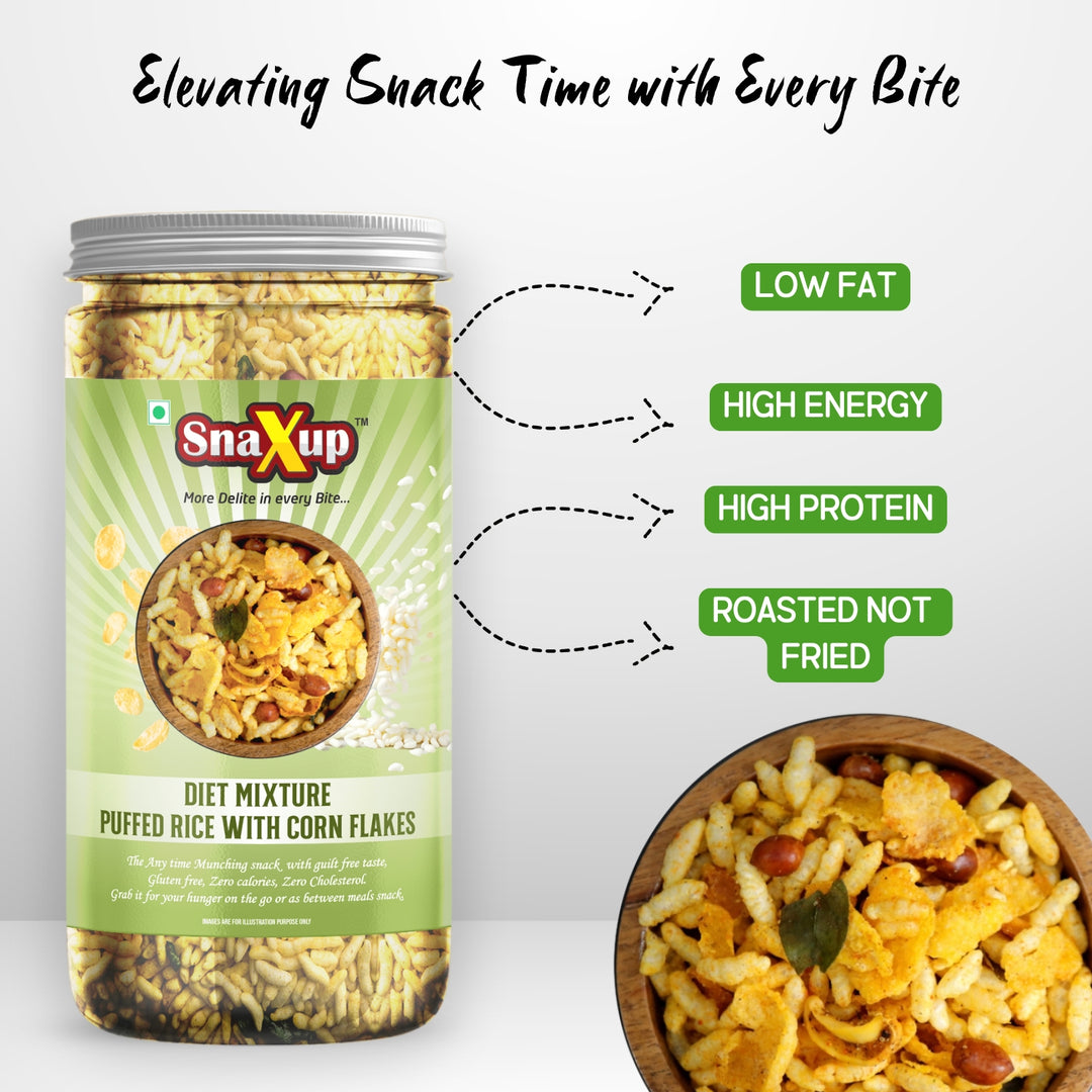 Snaxup Diet Mixture Puffed Rice With Corn Flakes 250 g