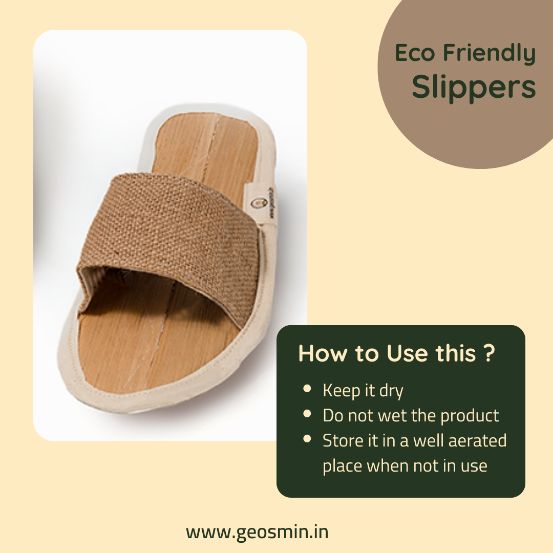Geosmin Indoor slippers – banana economy | open toe sliders (pack of 3)