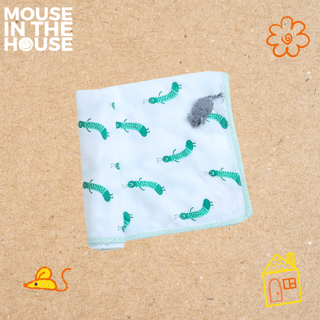 Mouse In The House Taily Caterpillar Swaddle