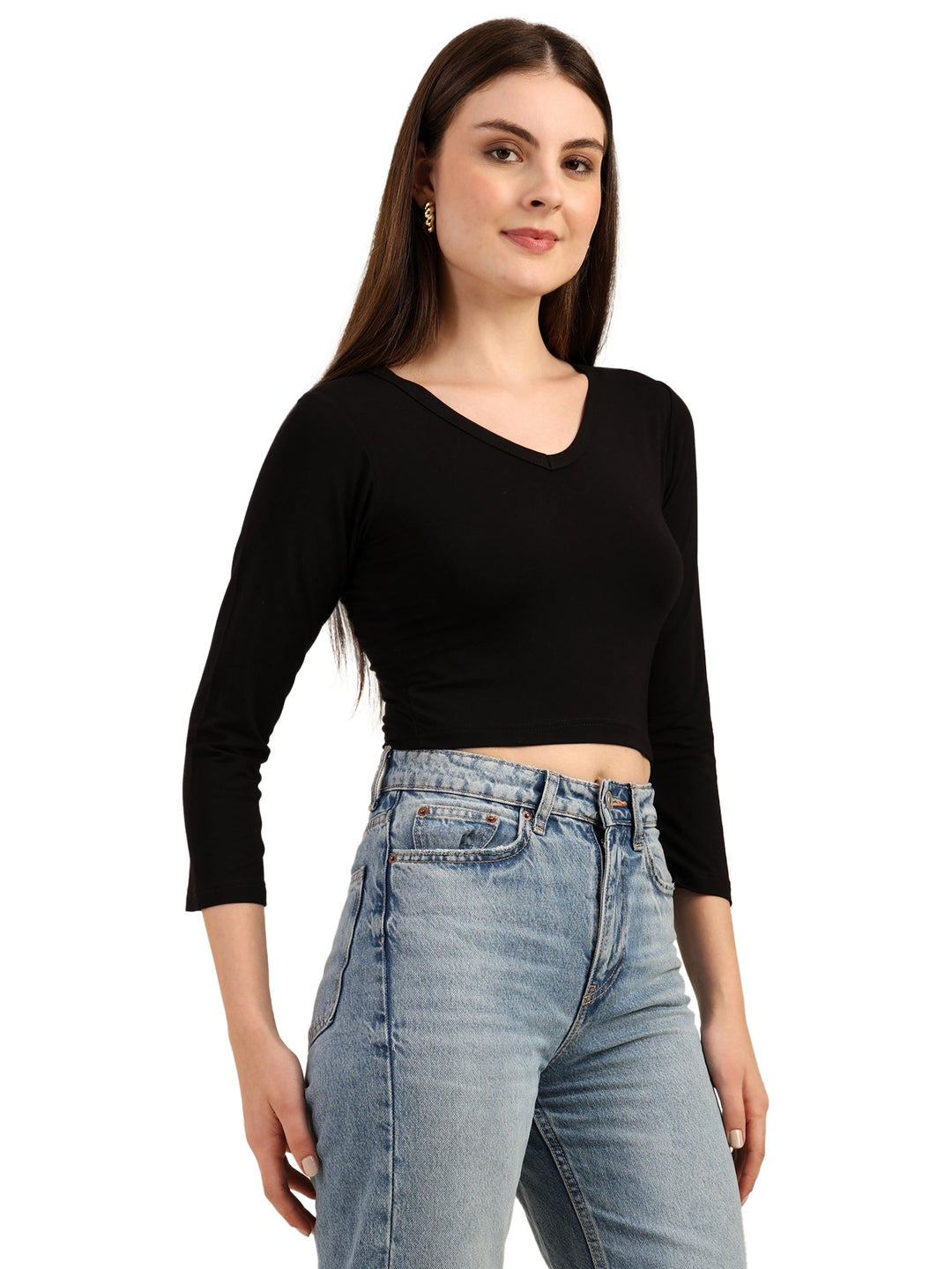 Bamboology Trends Bamboo Crop Top with Bell Sleeves | Trendy Gen Z Fashion | Eco-Friendly