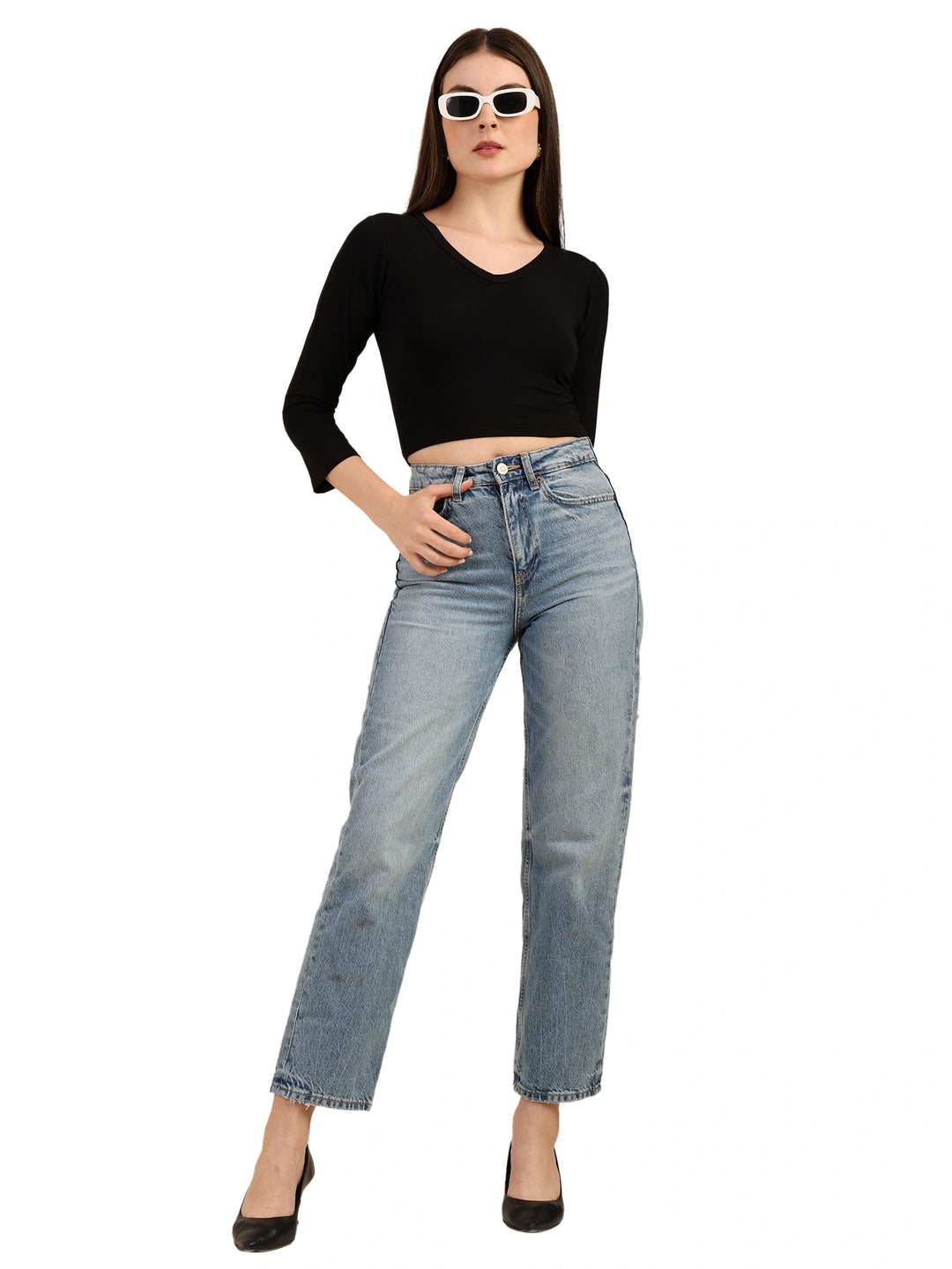 Bamboology Trends Bamboo Crop Top with Bell Sleeves | Trendy Gen Z Fashion | Eco-Friendly