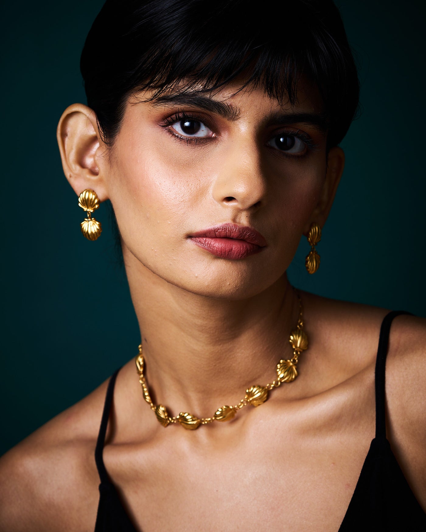 Jalpari’s Bay Jewellery Set - Earrings + Necklace
