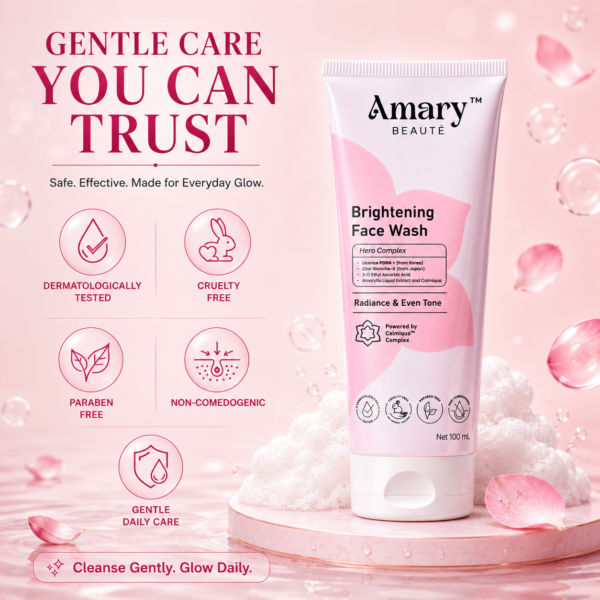 Amary Beaute Advanced Radiance Cleanser | Skin Brightening Face Wash