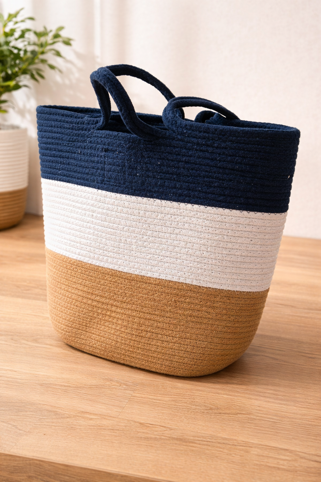 Onearth Harbor Weave Tote Bag