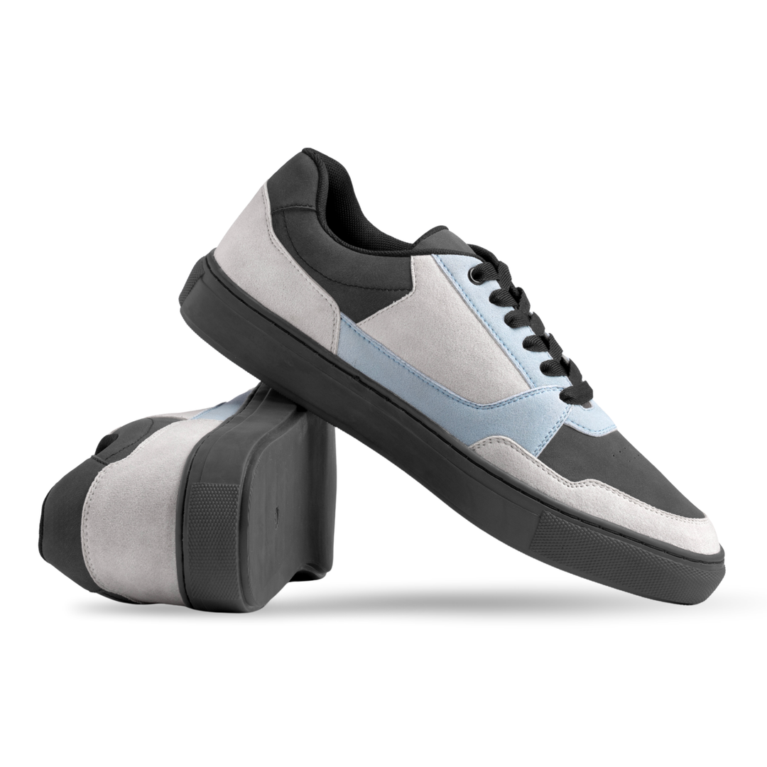 Pulse Blue Perforated Sneakers