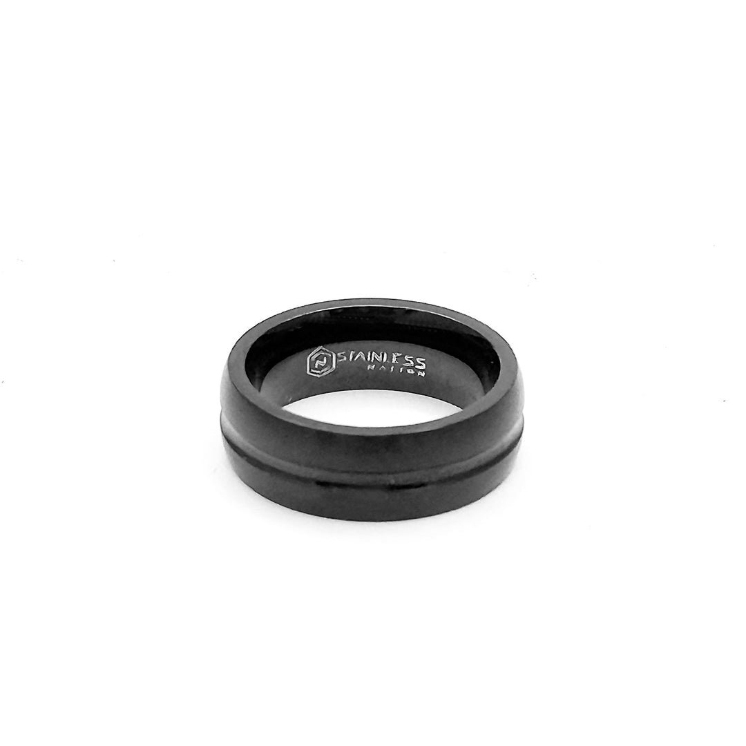 Matte Black Brushed Classic Men&