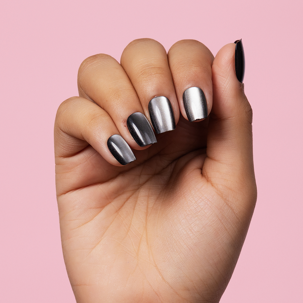 Black Cat Energy | Medium Square, Press-On Nails