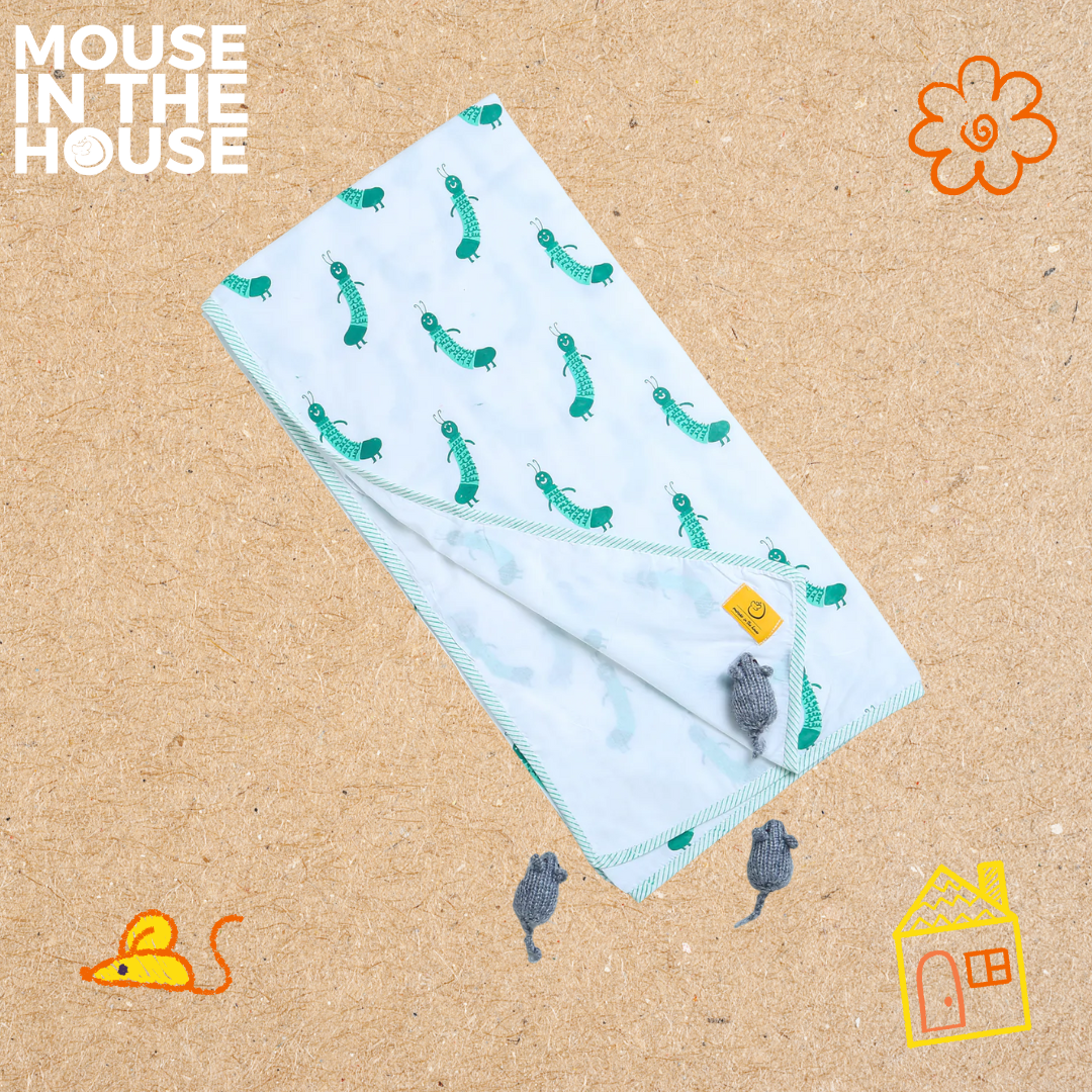 Mouse In The House Taily Caterpillar Swaddle