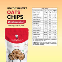 Healthy Master Light and Crispy Oats Chips (Cream and Onion)