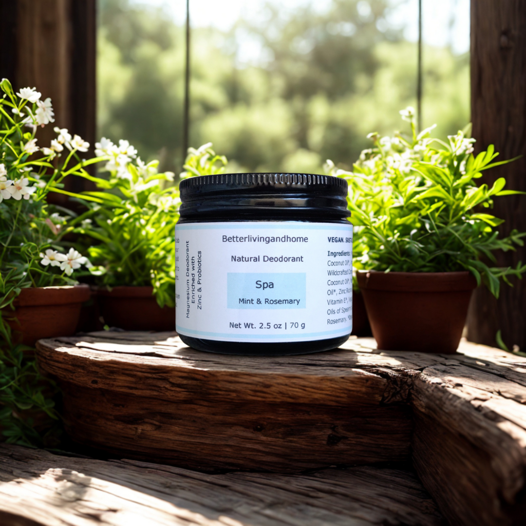 Betterliving And Home Spa - Mint & Rosemary Natural Deodorant