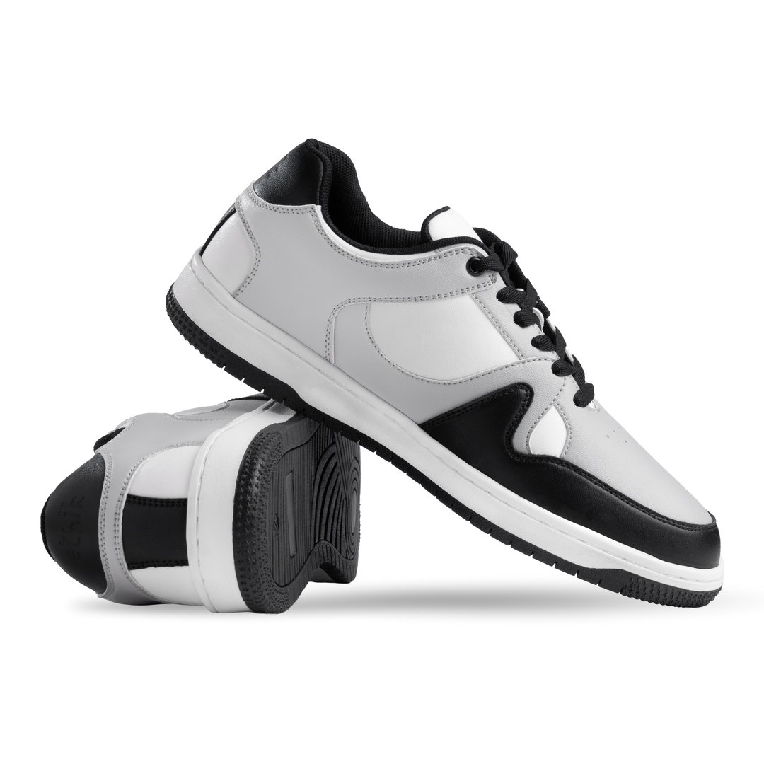 Trace Black & Grey Signature Sneakers