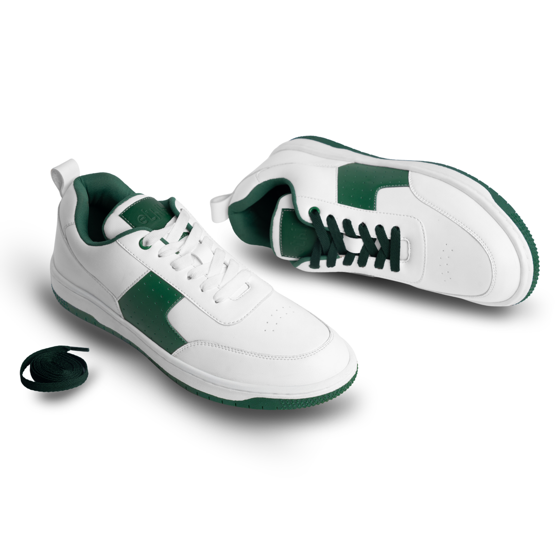 Ace Green Panel Sneakers