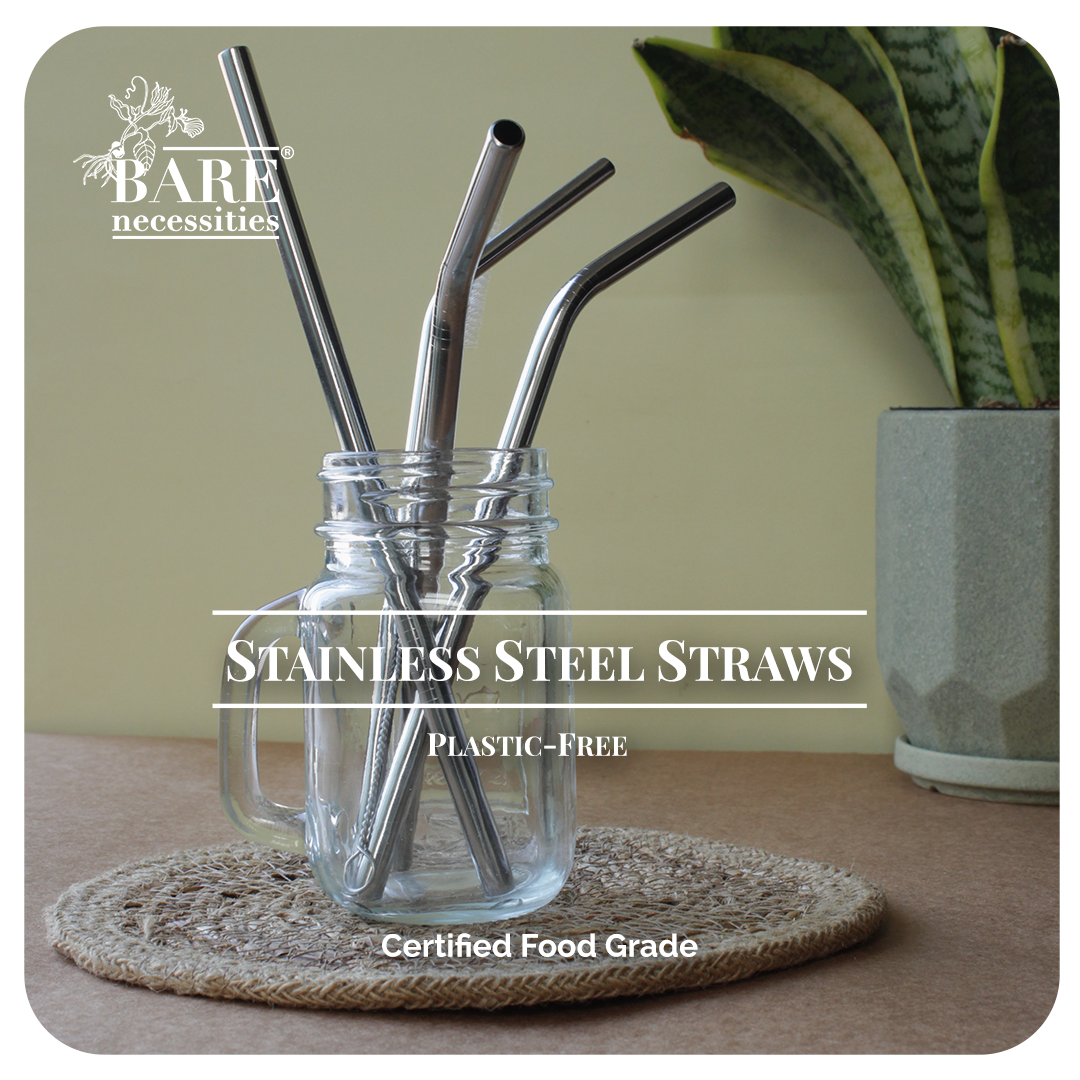 Bare Necessities Family Straw Kit [4 reusable straws]