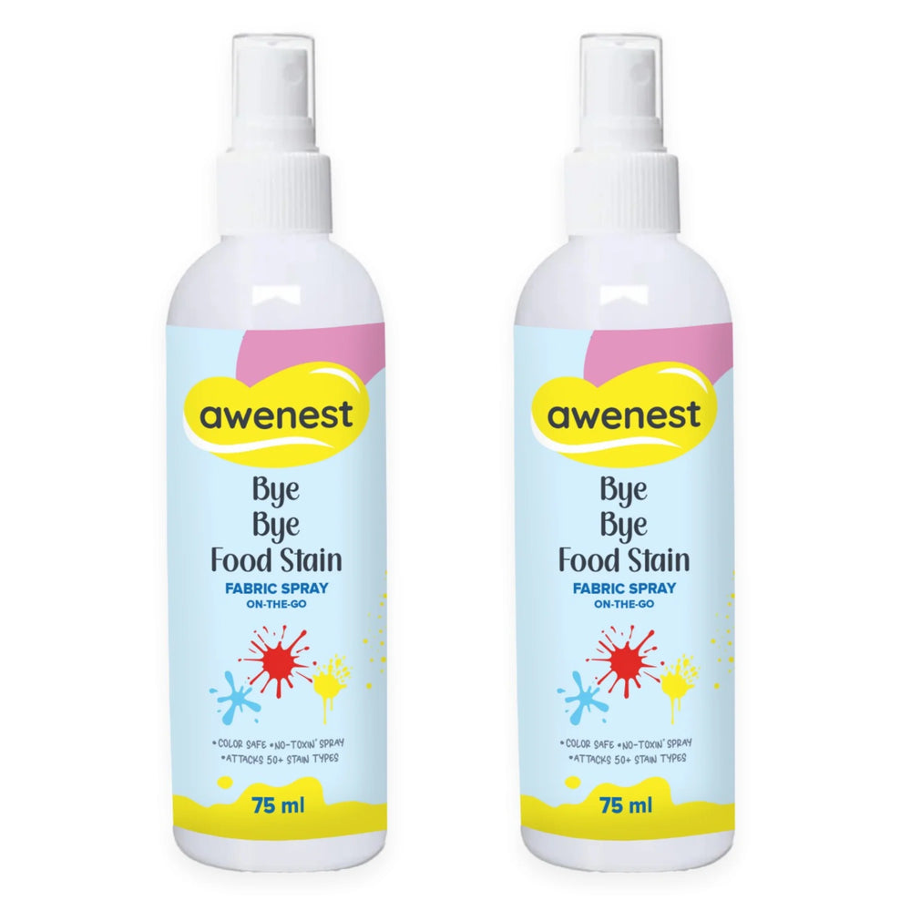 Instant Food Stain Remover Fabric Spray - awenest Bye Bye Food Stain, works on 50+ Food and Blood Stains on-the-go for combos