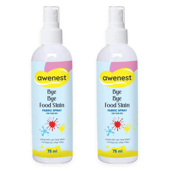 Instant Food Stain Remover Fabric Spray - awenest Bye Bye Food Stain, works on 50+ Food and Blood Stains on-the-go for combos