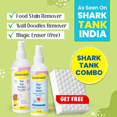 Shark Stain Remover Combo - Bye Bye Stain, Bye Bye Doodle and Magic Eraser Combo