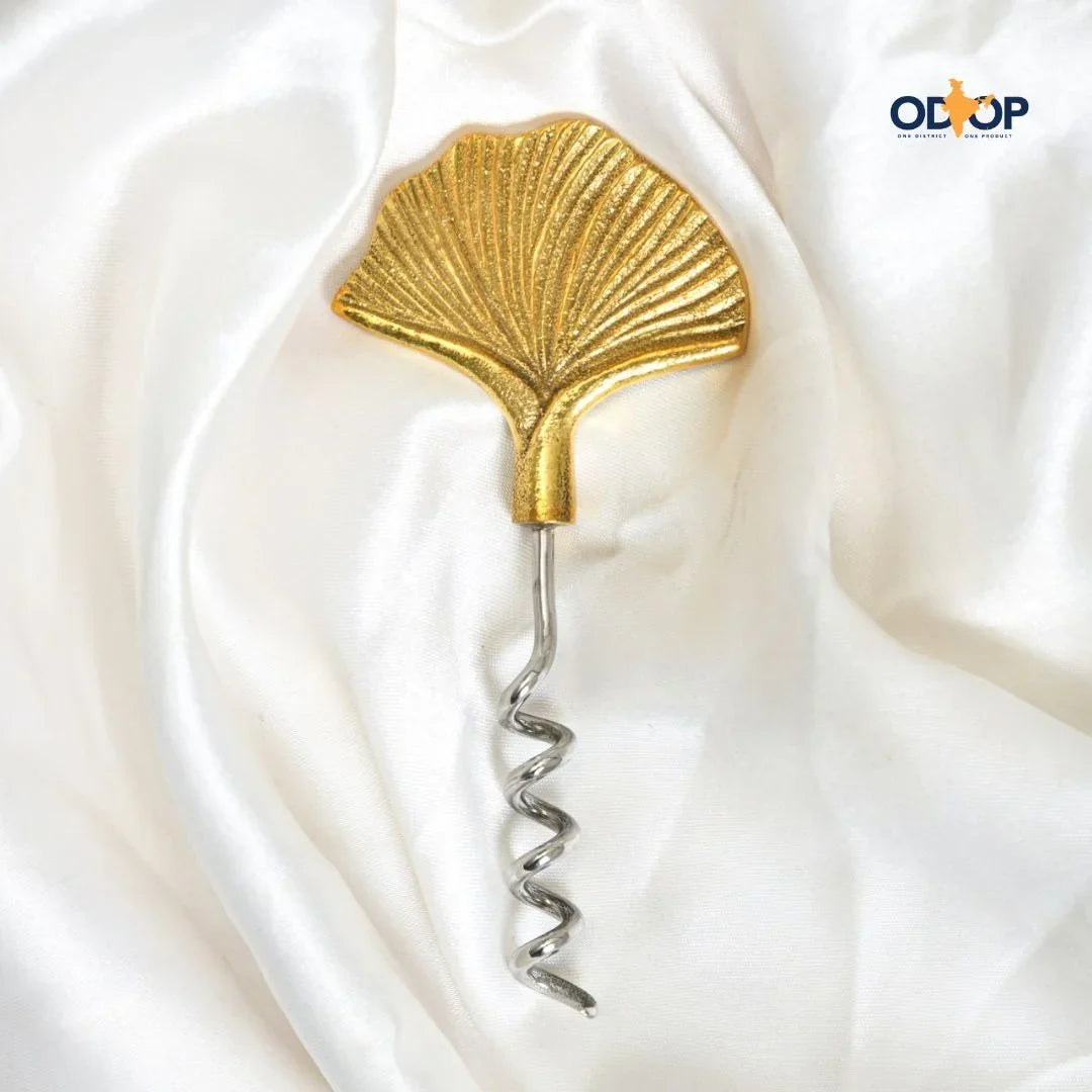 Pravaah Seep Wine Opener | Made in Solid Brass