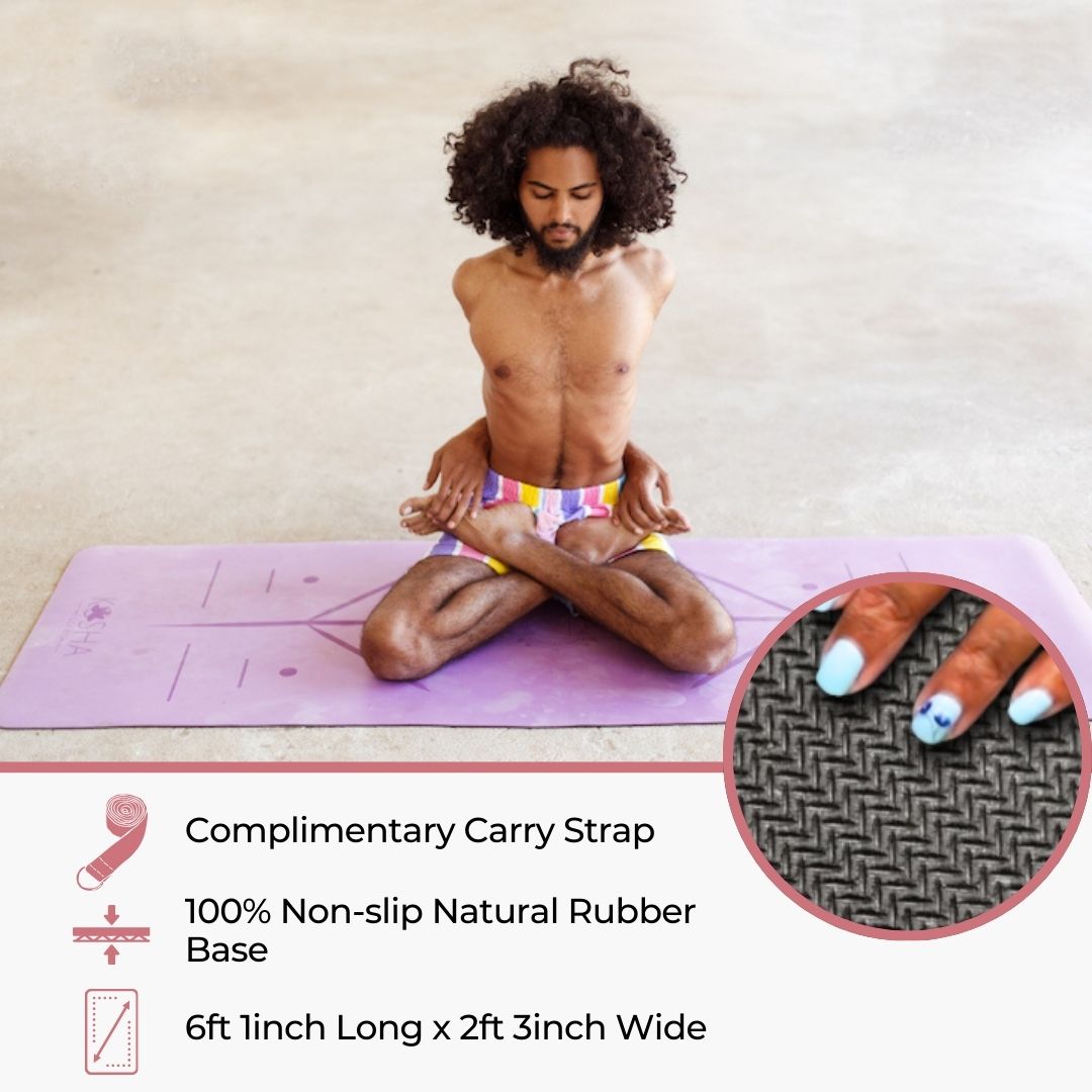 Kosha Yoga Grape PUre Align Yoga Mat