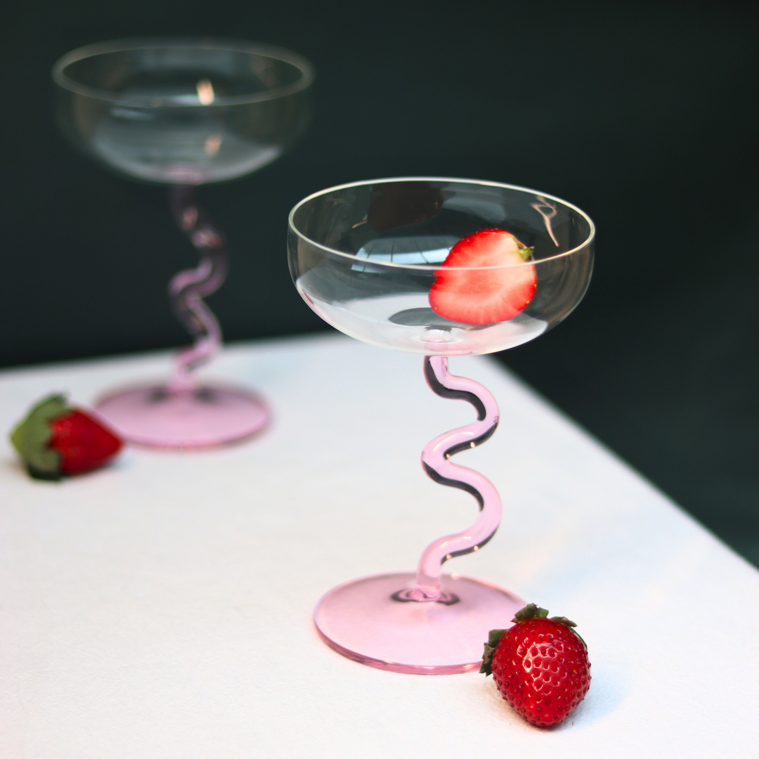 Muun Home Swirl Cocktail Glasses