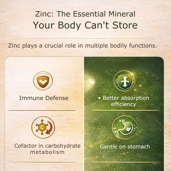 Zinc Gluconate 17mg Immunity, Metabolism & Skin Support