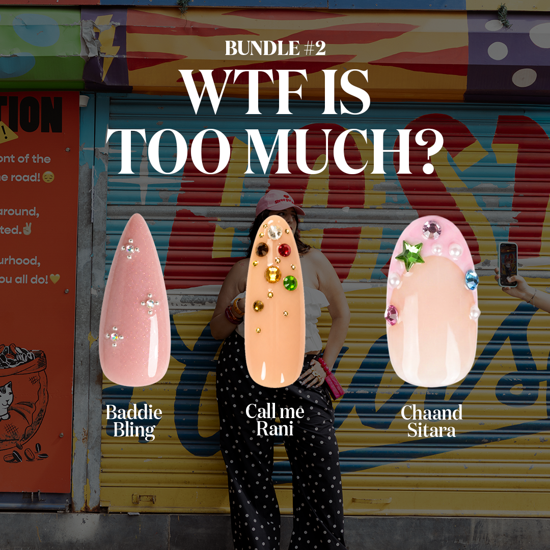 Call Me Rani | Long Almond, Press-On Nails
