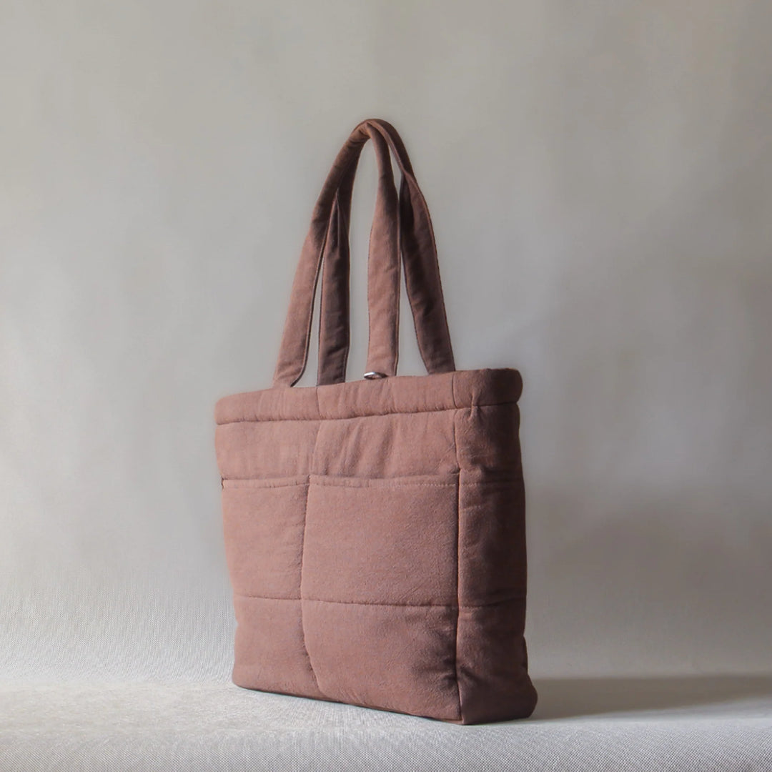 Akiiko Crinkle Pocket Tote Bag