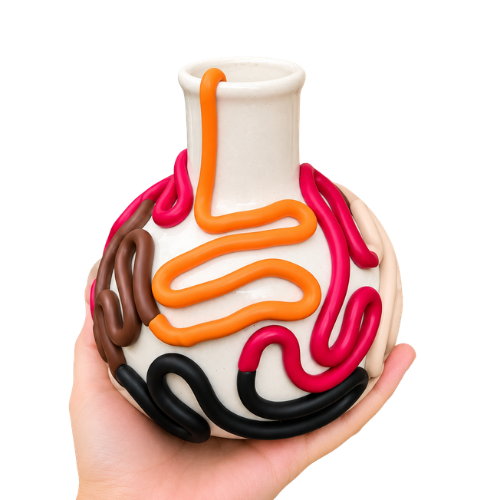 Forme Vive – 3D Abstract Ceramic Vase