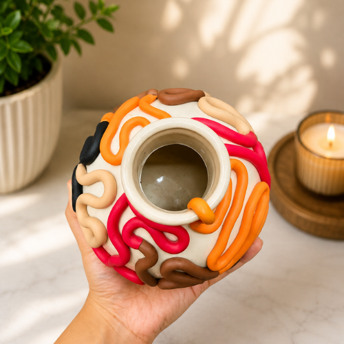 Forme Vive – 3D Abstract Ceramic Vase