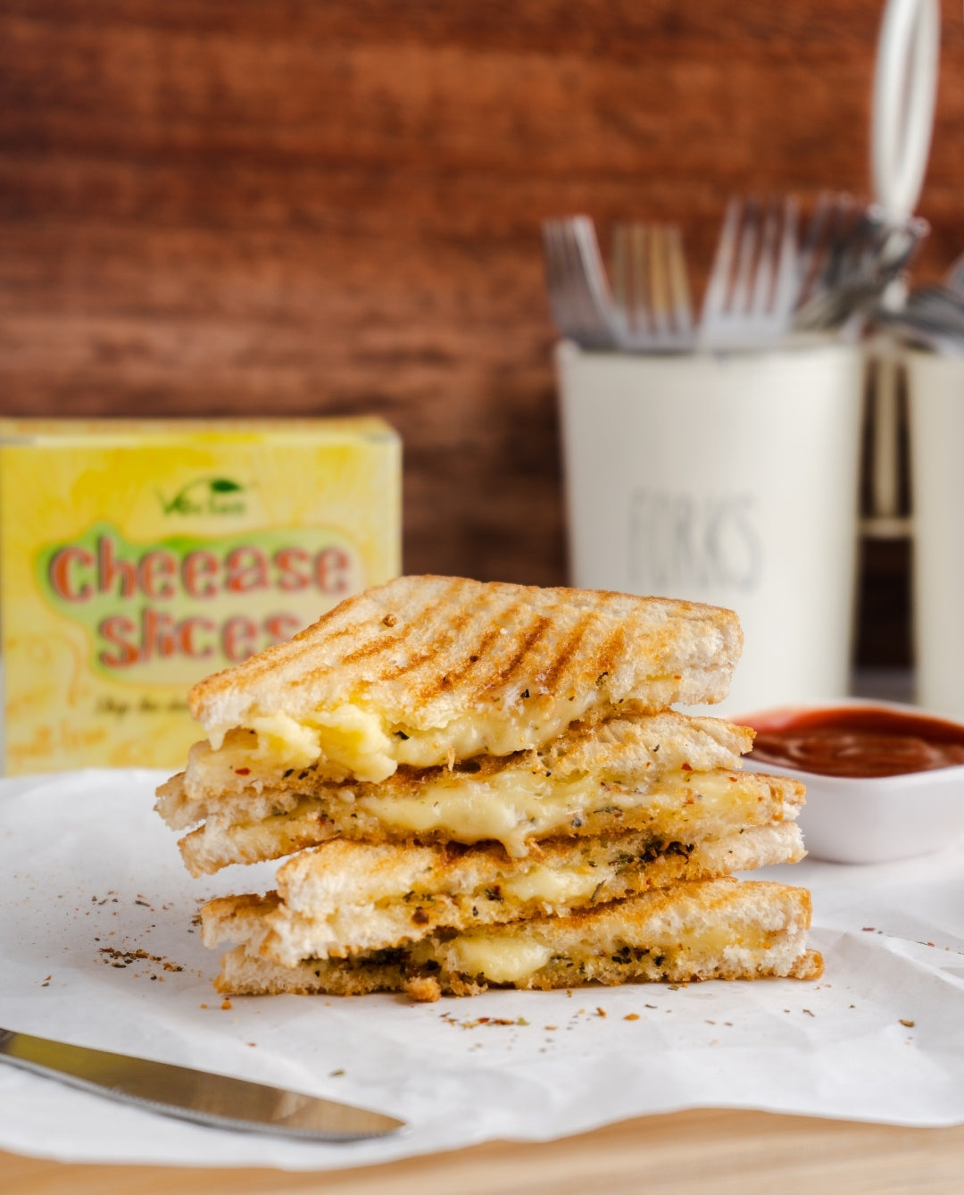 Premium Vegan Cheese Slices -150g