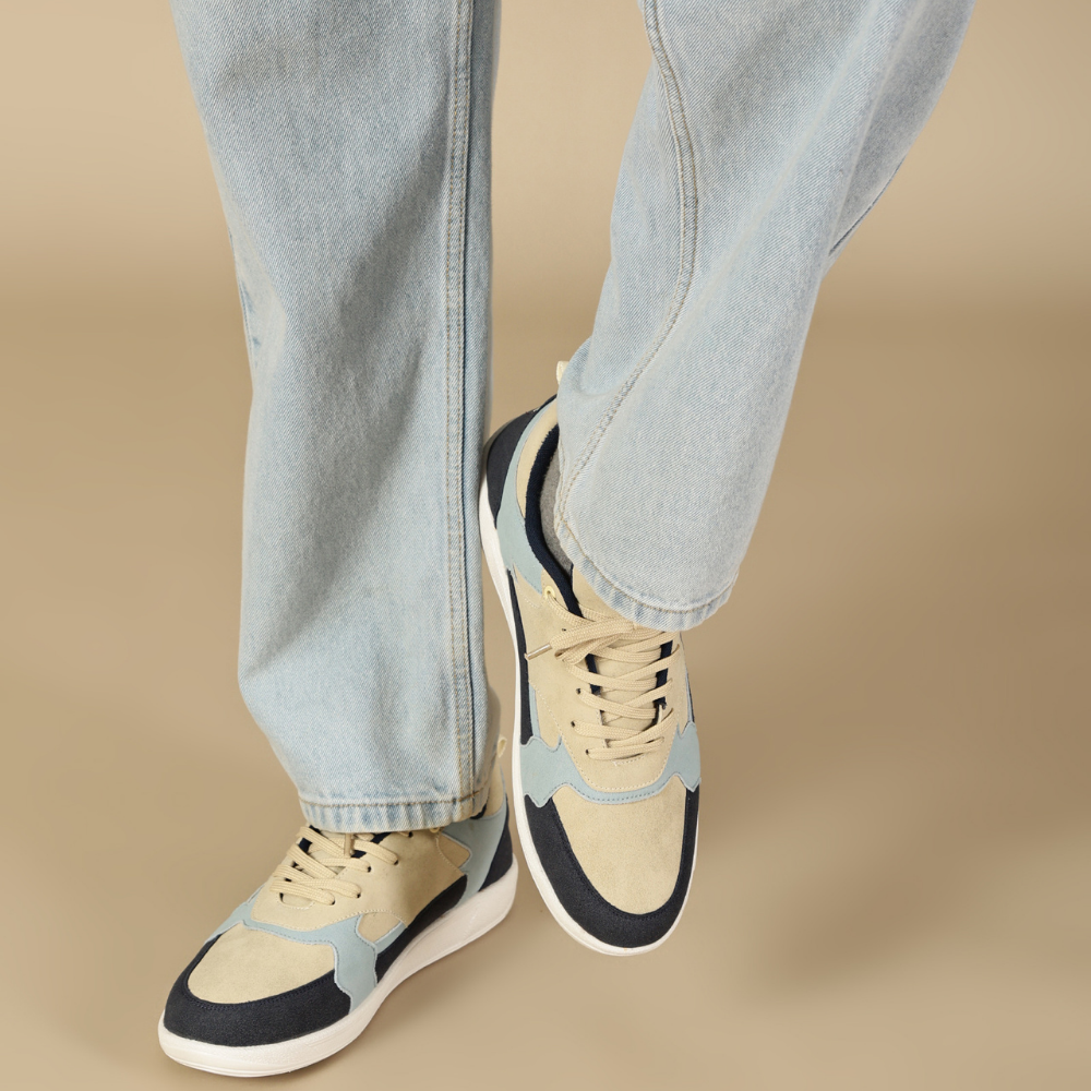 Offcode Ice Blue Suede Sneakers