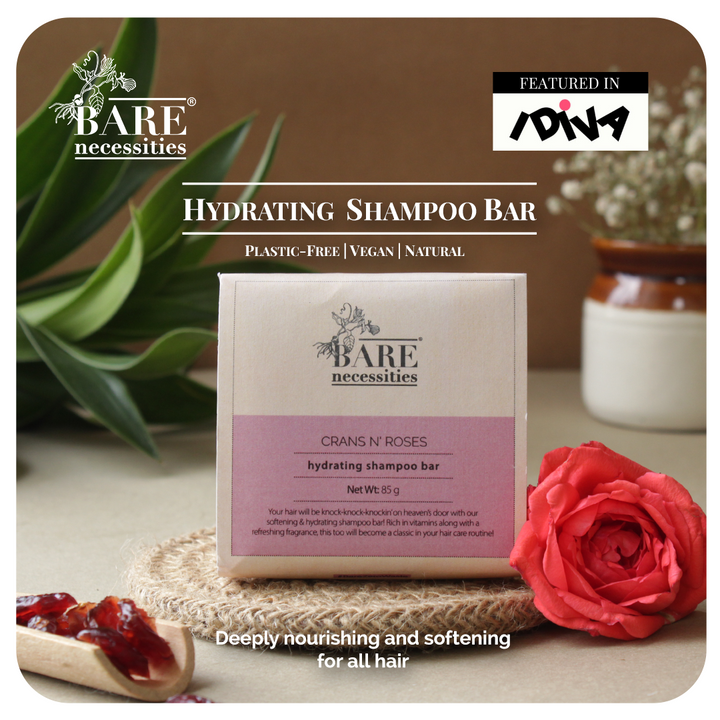Bare Necessities Crans n' roses anti hairfall shampoo bar- 85g