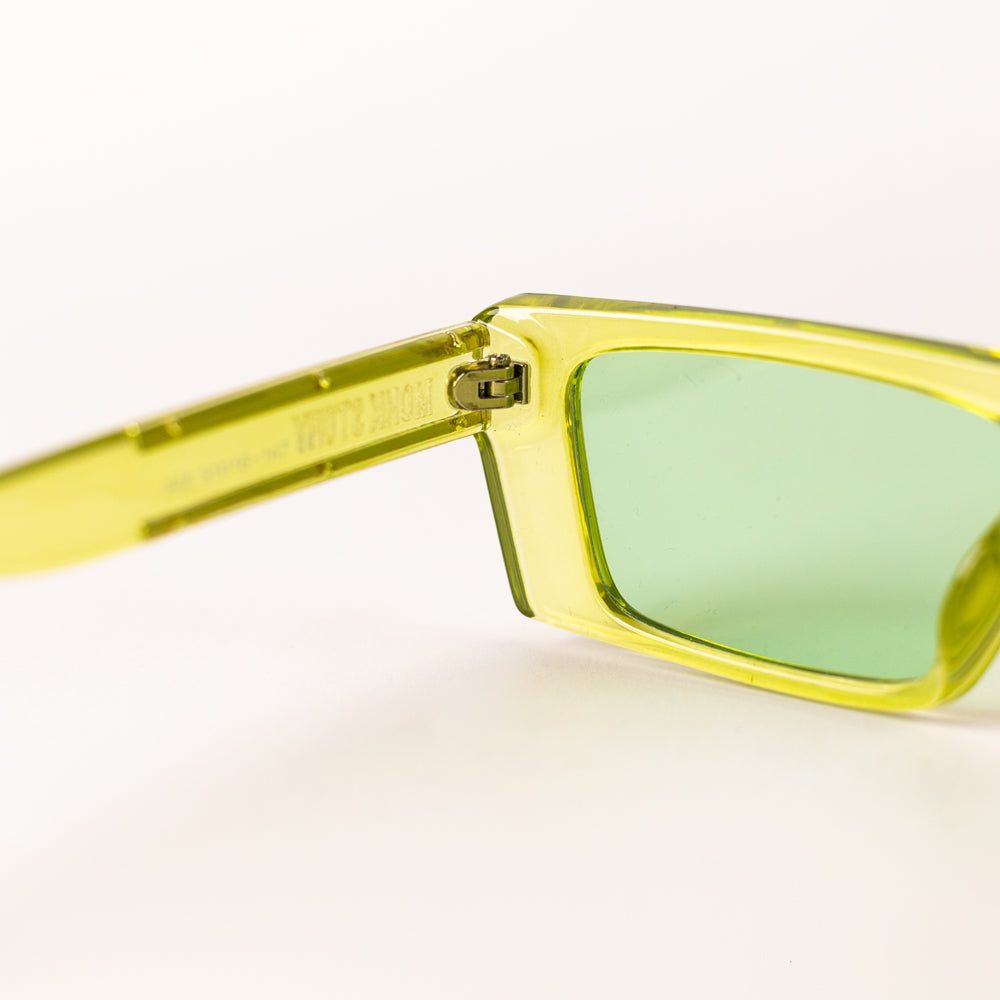 Monkstory MonkStory Street Acetate Unisex Sunglasses - Frosty Green