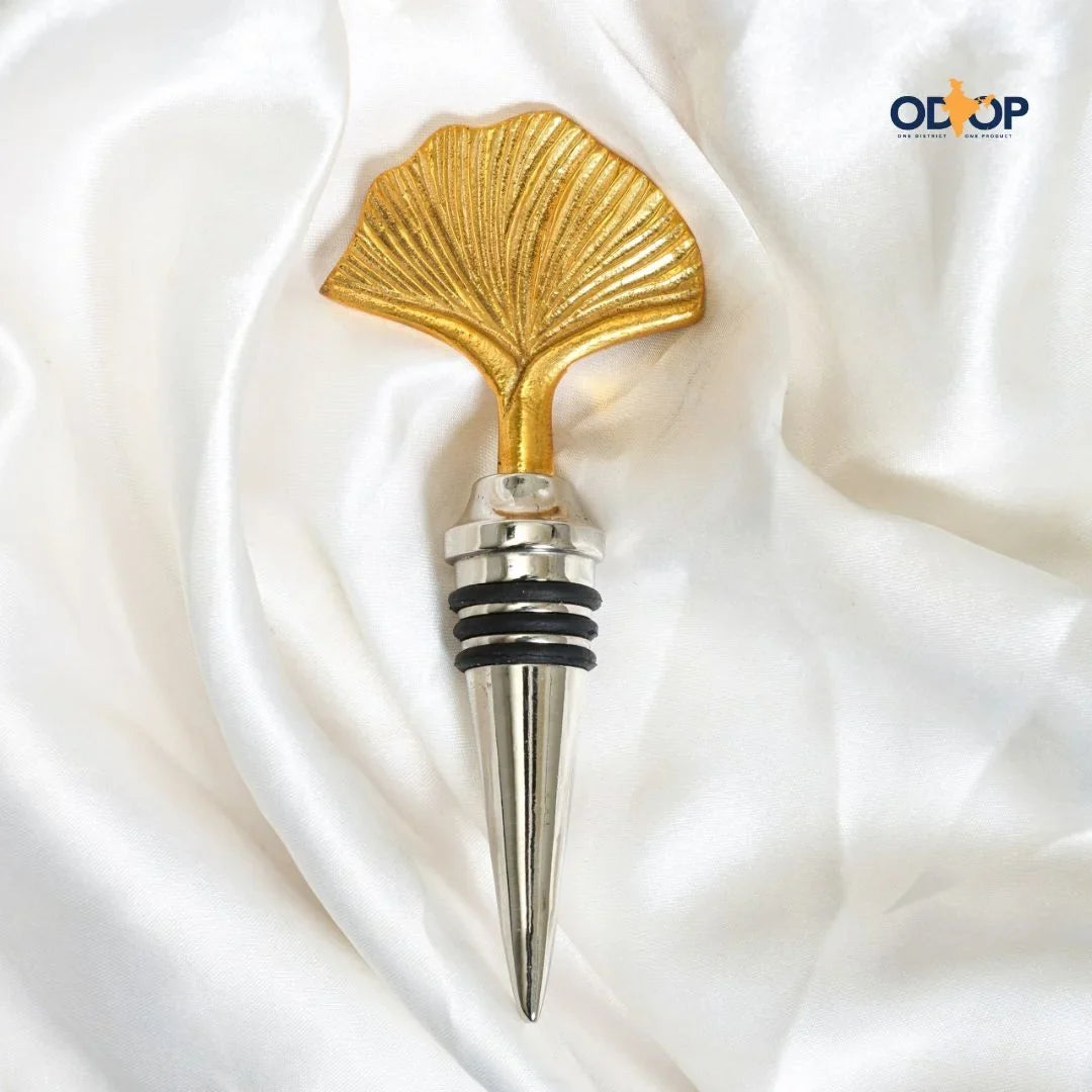Pravaah Seep Wine Cork | Made in Solid Brass