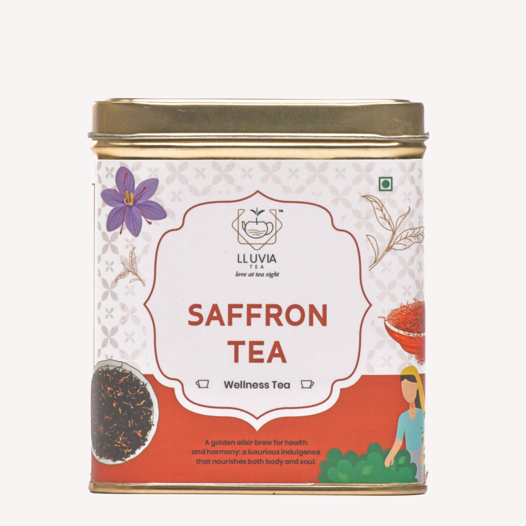 Lluvia Tea Saffron Tea - Respiratory Support | Antioxidant Richness | Anti Inflammatory (50 gm)