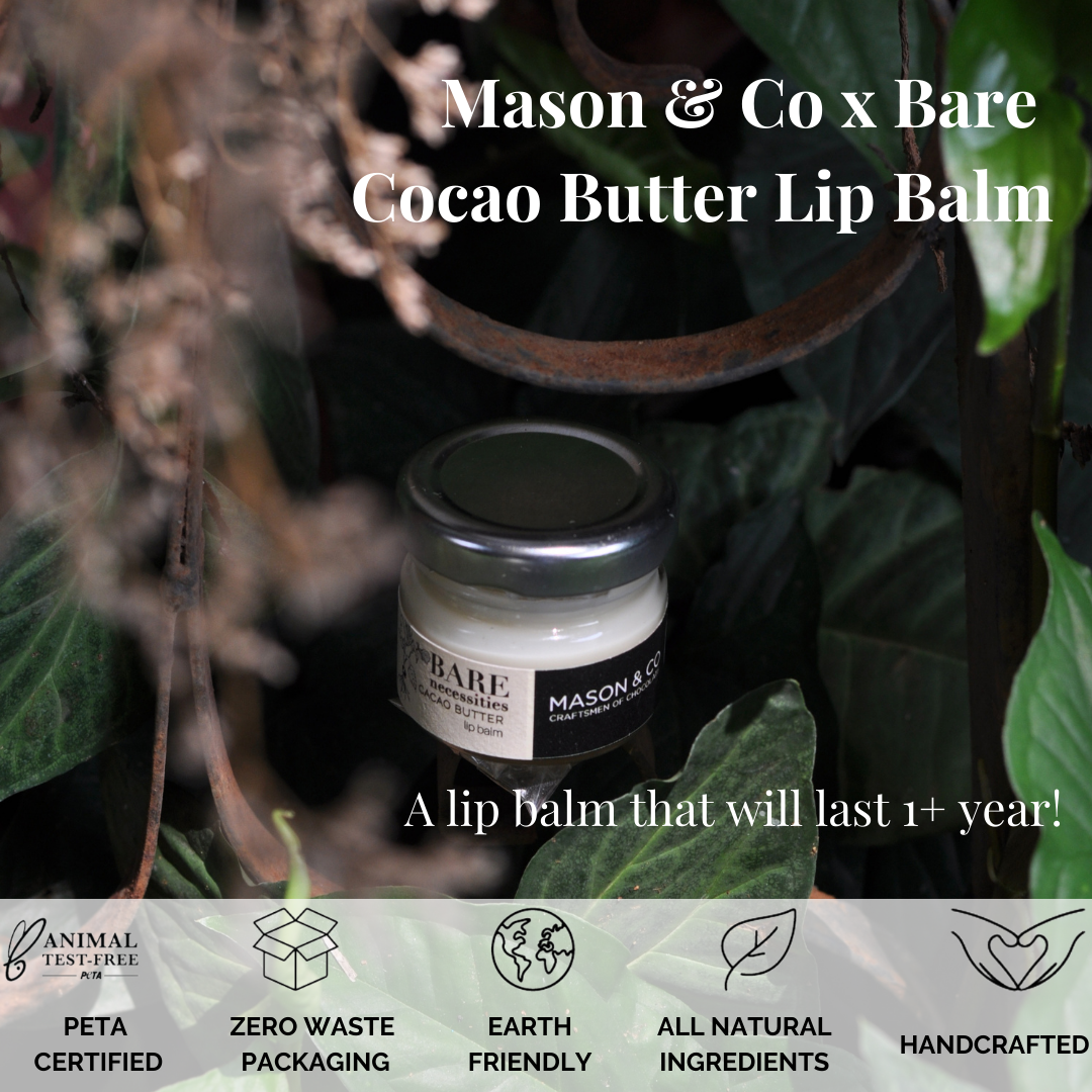 Bare Necessities Mason & co cocoa butter deep hydrating lip balm - 20g (lasts 1+ year)