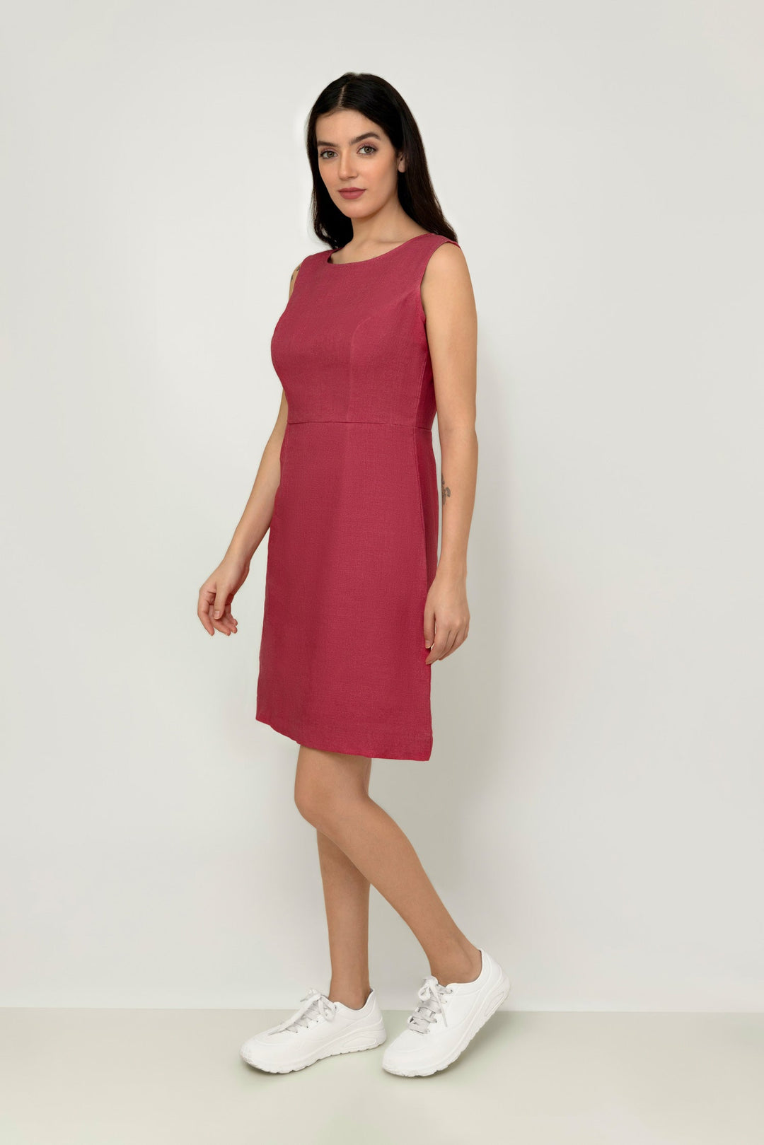 Adam Leaves Jiva- Woman Linen Dress