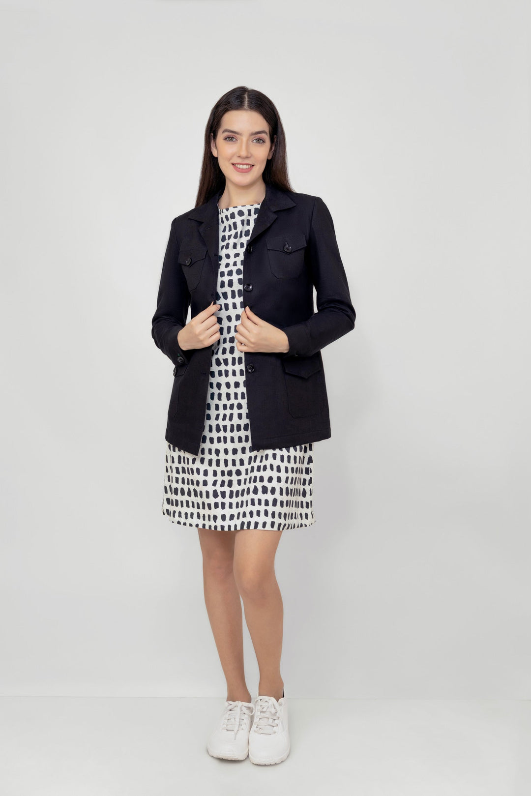 Adam Leaves Stella - Woman Linen Jacket