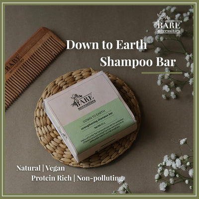 Down to Earth anti hairfall shampoo bar for all hair types - 85g