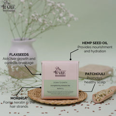 Bare Necessities Down to Earth anti hairfall shampoo bar for all hair types - 85g