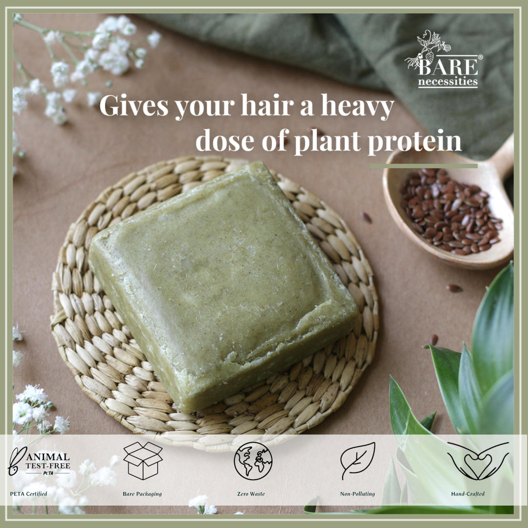 Bare Necessities Down to Earth anti hairfall shampoo bar for all hair types - 85g