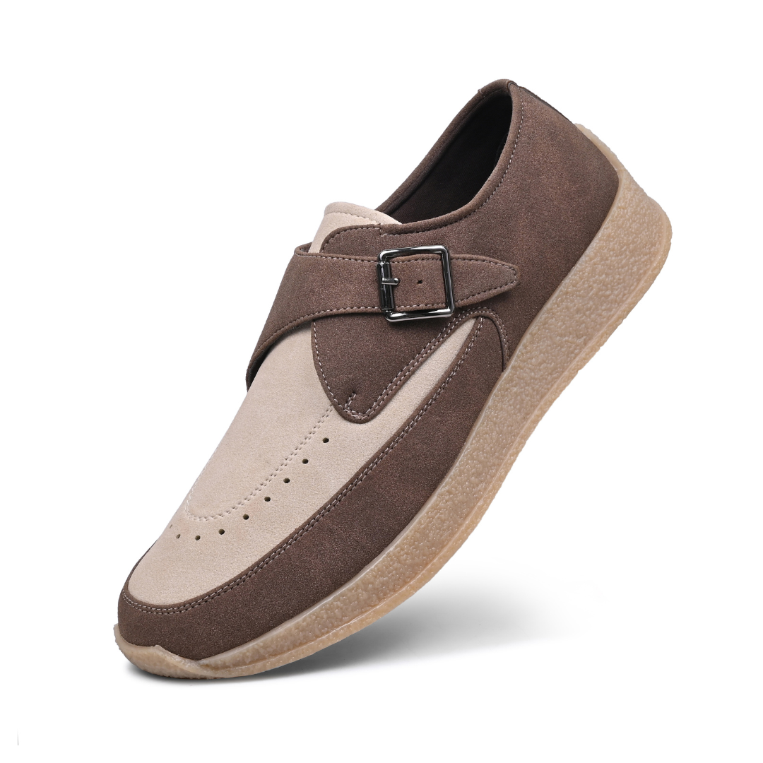 Monkstory Escape Monk Hybrid Sneakers – Brown & Beige