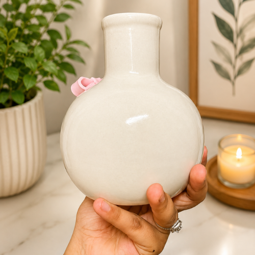 Noeud Rose – 3D Pink Bow Ceramic Vase